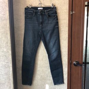Ann Taylor Loft High Waist Skinny Ankle Jeans 4